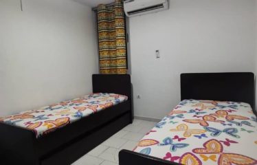 ABIDJAN COCODY : 3 pièces meuble Cocody centre en face de la maison du pdci