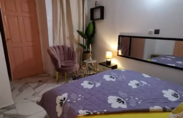 ABIDJAN COCODY : Appartement 2 pièces meuble rond point blockaus à louer