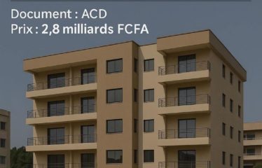 ABIDJAN PLATEAU : Immeuble R+3 à vendre – opportunité investisseur