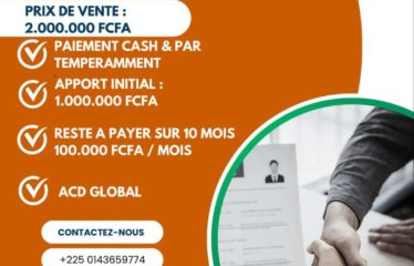 YAMOUSSOUKRO : Terrain en vente 500m 2