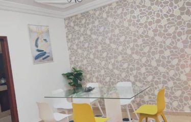 ABIDJAN COCODY : Appartement meublé de 3 pièces à ANGRÉ à louer