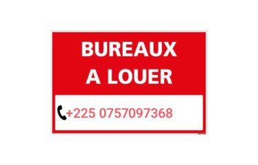 ABIDJAN MARCORY : Location bureau open space – Boulevard VGE
