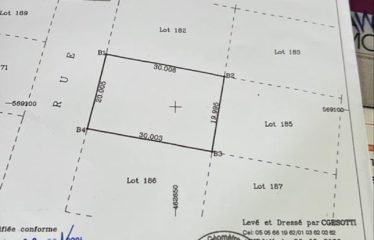ASSINIE : Vente de terrain 600 m2