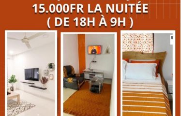 ABIDJAN COCODY : Appartement à louer – Résidence meublée