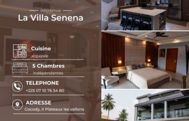 ABIDJAN COCODY : Location – Villa Senena