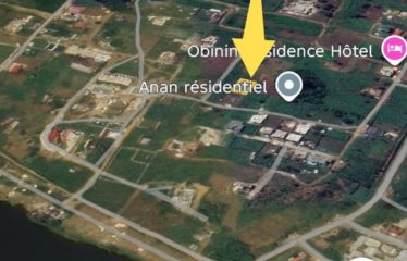 ABIDJAN BINGERVILLE : Vente terrain 611 m2 – ACD – Vue lagunaire