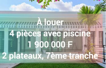 ABIDJAN COCODY: Single-story villa for rent – ​​7th Phase