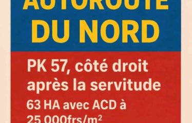 YOPOUGON : Vente terrain 63 hectares – ACD