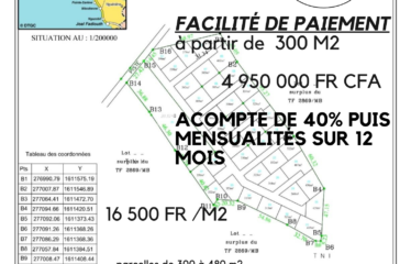 NDAYANE : 38 parcelles à kignembour vendre