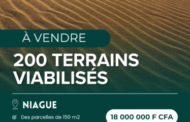 DAKAR TIVOAOUANE PEULH : Lot de Terrain de 150 m2 à Niague à vendre