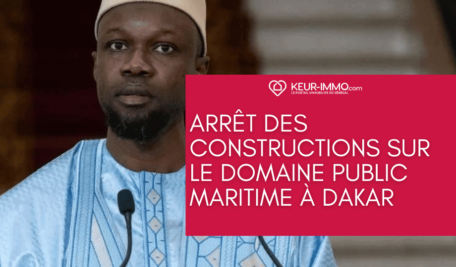 Arrêt des constructions sur le Domaine Public Maritime à Dakar