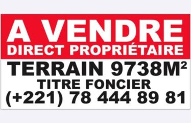 SALY : Terrain 9738 m² face à la mer à vendre – EXCEPTIONNEL