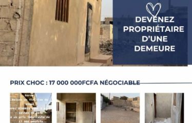 RUFISQUE : Maison en finition GOROM 2 près de Bambilor