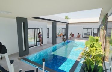 NGUERIGNE : Villa neuve de 3 chambres avec piscine sur 850m2 de terrain à vendre