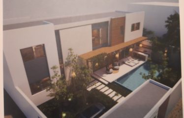 NGAPAROU : Villa R+1 contemporaine neuve 3 chambres avec piscine à vendre