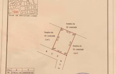 NGAPAROU : Terrain de 300 m² à 5min à pieds de la plage à vendre