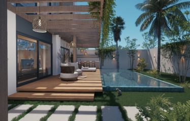 NGAPAROU : Villa R+1 contemporaine neuve 3 chambres avec piscine à vendre