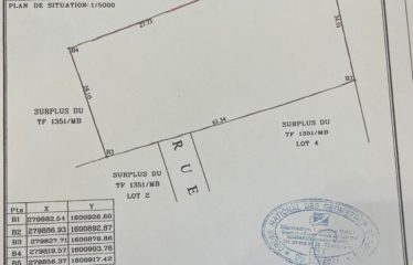 NGAPAROU : Terrain de 1984 m² à Vendre