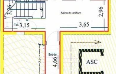 DAKAR PLATEAU : Local Commercial 90 m2 à louer – Emplacement Premium