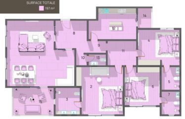 DAKAR MAMELLES : Appartements à vendre – Résidence SAFFI – séjour 3 chambres