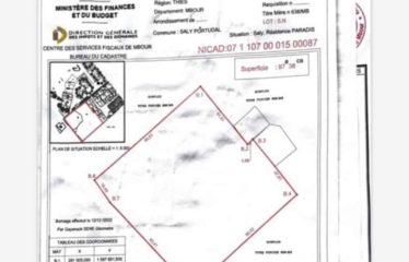 SALY : Terrain 9 738 m2 en front de mer à vendre