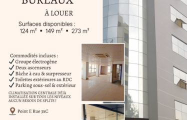 DAKAR POINT-E: Office space for rent – ​​124m²