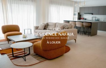DAKAR FANN : Studios meublés de prestige à louer – Résidence NAFAÏA