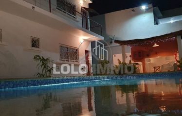 NGUERIGNE : Villa + 4 chambres d&rsquo;hôtes avec piscine à louer