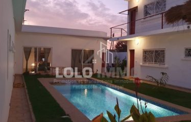 NGUERIGNE : Villa + 4 chambres d&rsquo;hôtes avec piscine à louer