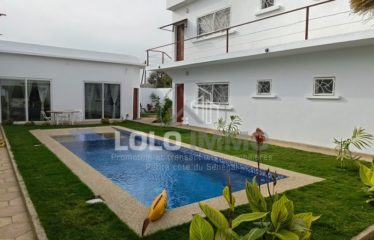 NGUERIGNE : Villa + 4 chambres d&rsquo;hôtes avec piscine à louer