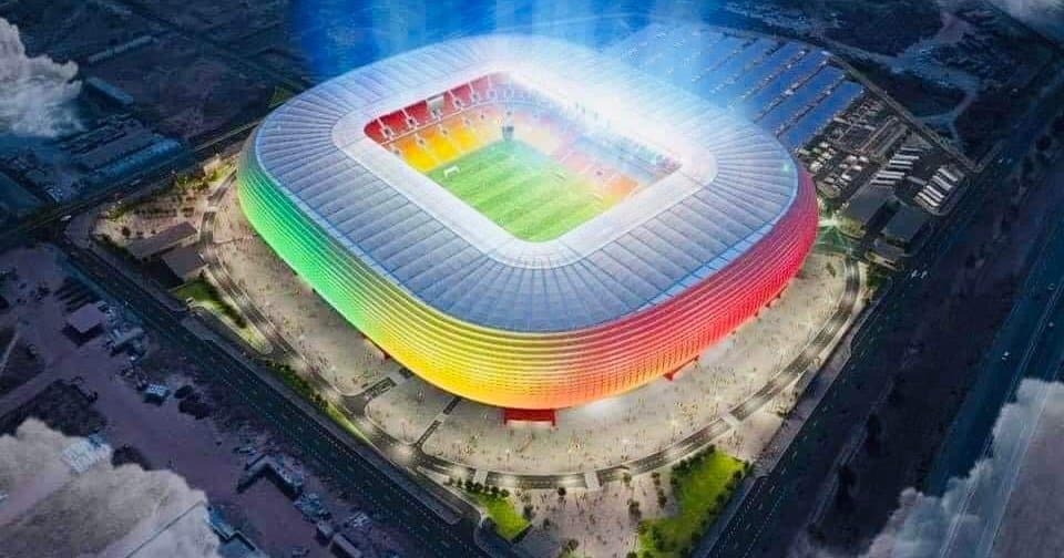 Le Stade Abdoulaye Wade de Diamniadio au Sénégal pendant un match