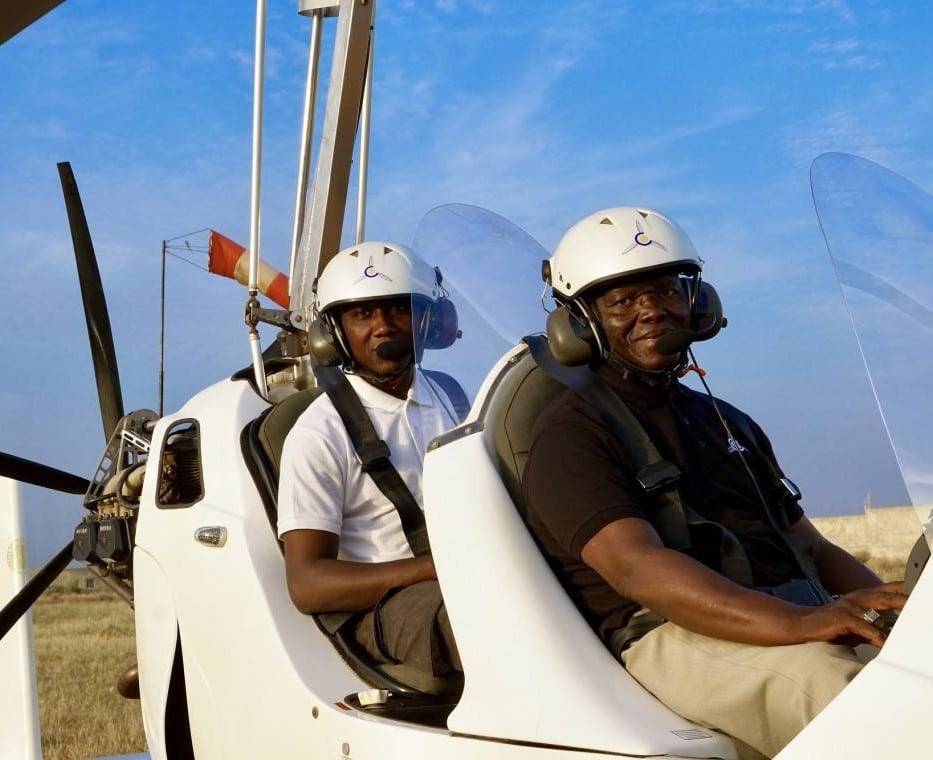 ULM de l'aérodrome de Saly au Sénégal