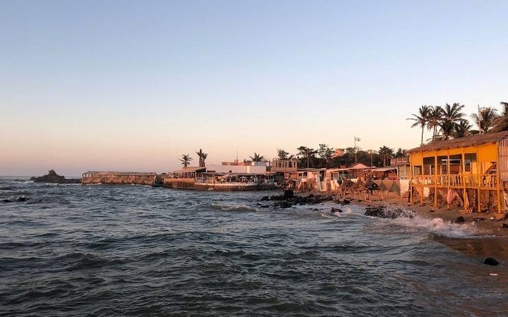 Pointe des Almadies à Dakar, quartier emblématique de la capitale sénégalaise.